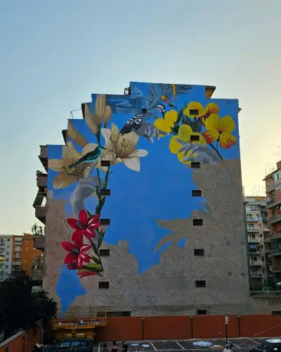 19 luglio 2024: il murale è quasi finito